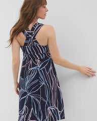 Soma / Cross Back Strap Bra Dress SO RELEAFED GRAND NAVY