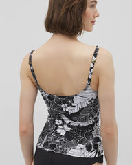 Soma / Scoop Neck Tankini BLACK