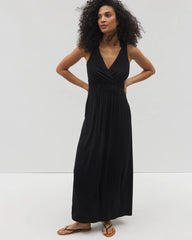 Soma / Isla Cross Back Maxi Bra Dress BLACK