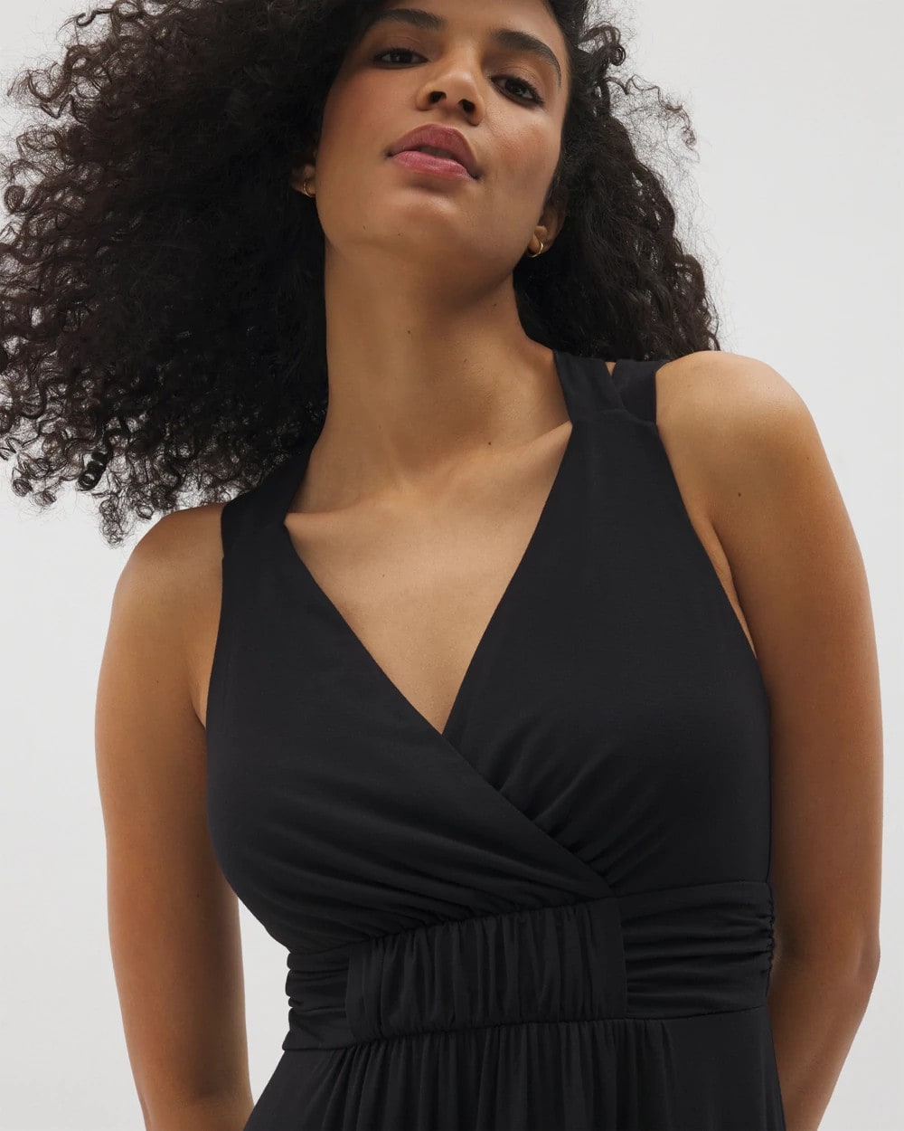Soma / Isla Cross Back Maxi Bra Dress BLACK