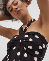 Soma / Retreat Maxi Bra Dress MOVEMENT DOT BLACK