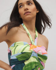 Soma / Retreat Maxi Bra Dress FLIRTY FLORA DARK SEA