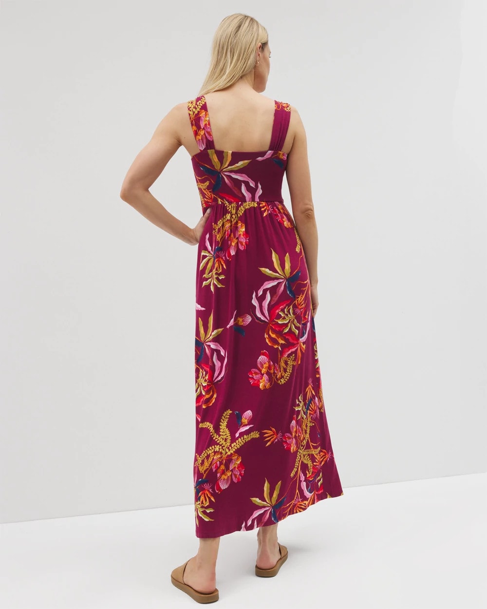 Soma / Bahia Maxi Bra Dress SUNRISE FLORA RED BEAUTY