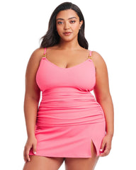 Soma / Pique Ole V-Neck Tankini BARDOT BLUSH