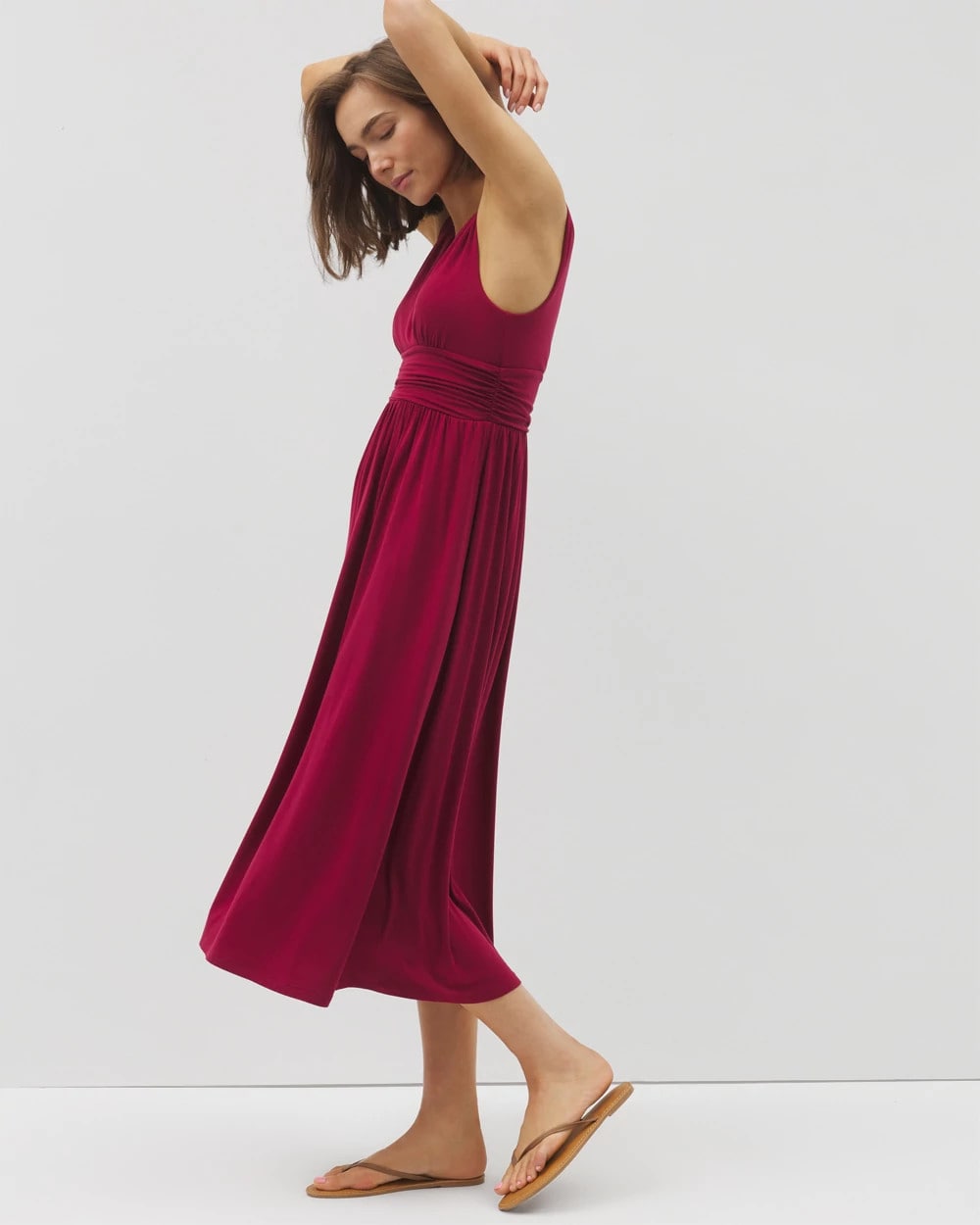 Soma / Goddess Midi Bra Dress RED BEAUTY