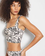 Soma / Twist Cropped Bikini Top FLY BY NIGHT MINI COCONUT
