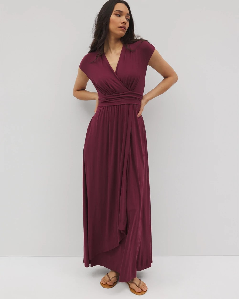 Soma / Serenity Maxi Bra Dress VELVET PLUM