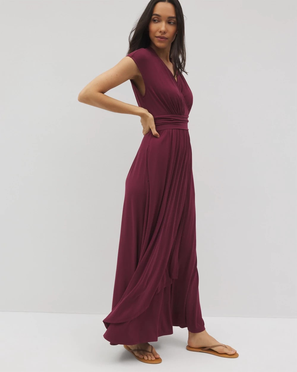 Soma / Serenity Maxi Bra Dress VELVET PLUM