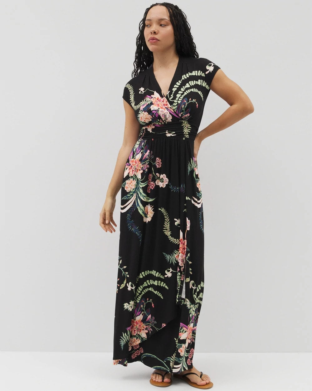 Soma / Serenity Maxi Bra Dress PARADISE PLUMES DRAMA G B
