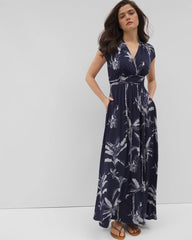 Soma / Serenity Maxi Bra Dress PALM TOILE NIGHTFALL NAVY