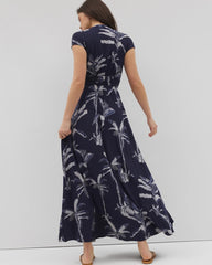 Soma / Serenity Maxi Bra Dress PALM TOILE NIGHTFALL NAVY