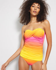 Soma / Beat The Heat Bandeau Tankini Top ROSA