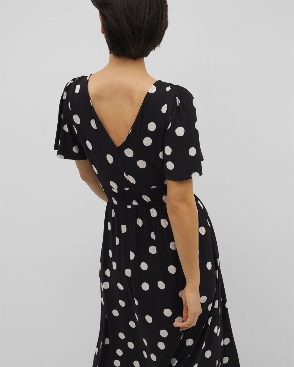 Soma / Oasis Midi Bra Dress MOVEMENT DOT BLACK