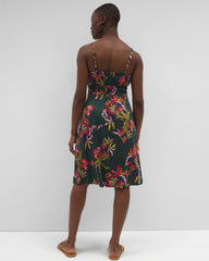 Soma / Paradiso Short Bra Dress SUNRISE FLORA M EMERALD
