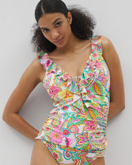 Soma / Bleu Rod Beattie All Set for Summer Ruffle Tankini MULTI