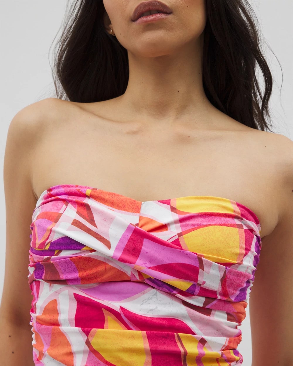 Soma / Beyond Control Riviera Maya Twisted Bust Tankini ORCHID