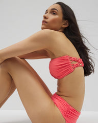 Soma / Bleu Rod La Cote Dazure Macrame Bandeau BARDOT BLUSH