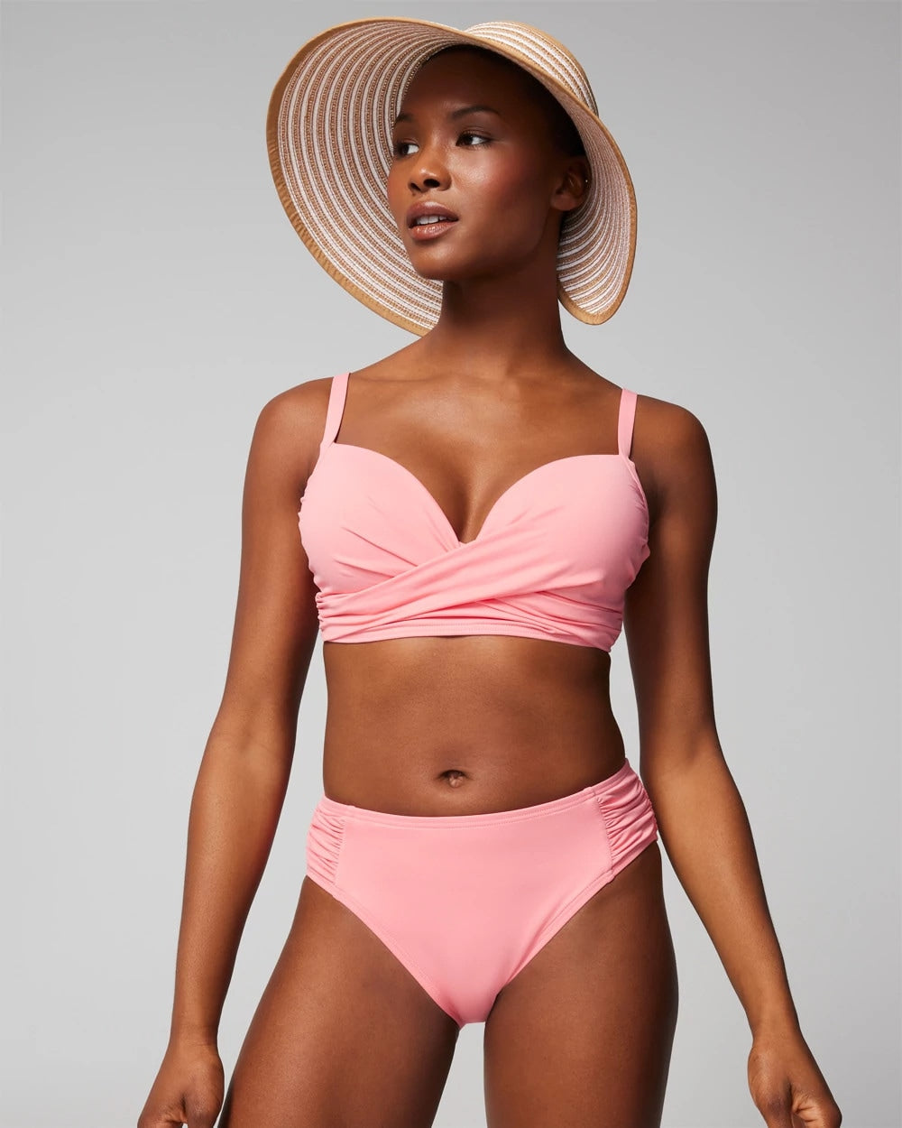 Soma / Ruched Bikini Bottoms SHELL PINK