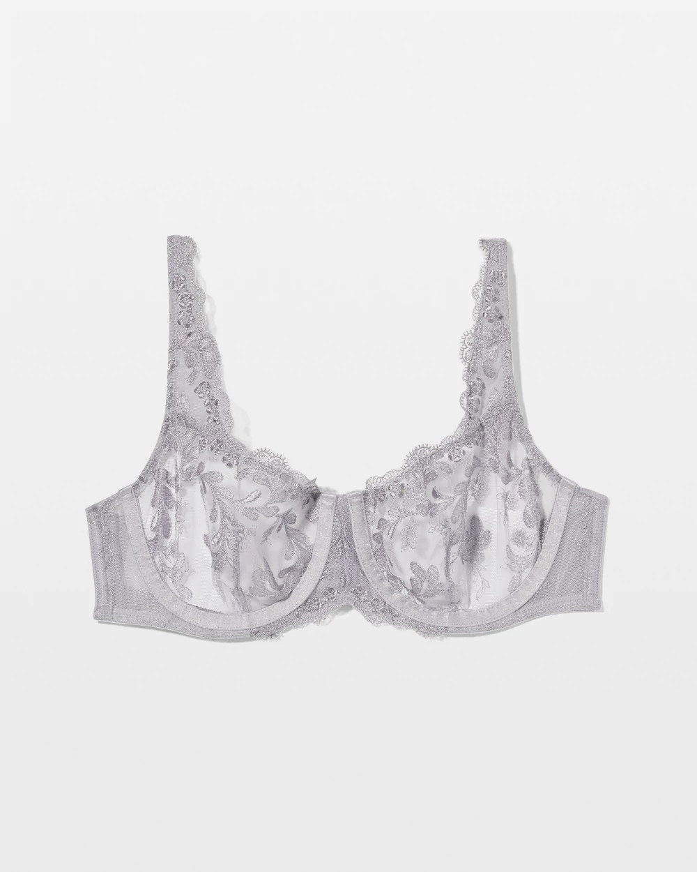 Soma / Sensuous Embroidery Balconette Bra MOONSTONE