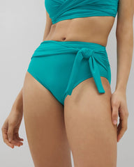 Soma / High-Waist Tie Bottom SURFSIDE TEAL