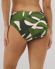 Soma / Soma Swim Twist-Front Bikini Bottoms TROPICAL BREEZE MID PALM