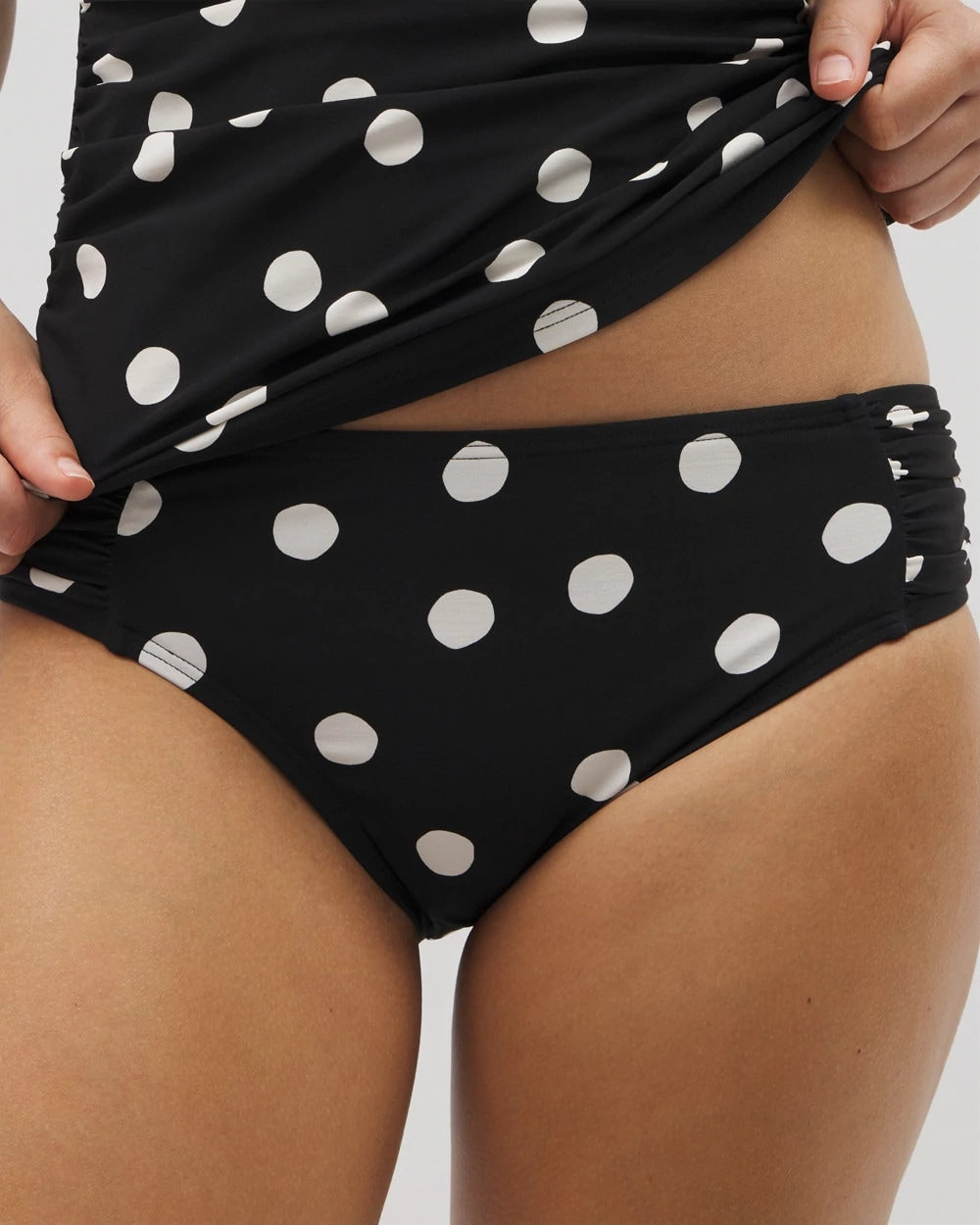 Soma / Soma Swim Ruched Bikini Bottoms MOVEMENT DOT MINI B