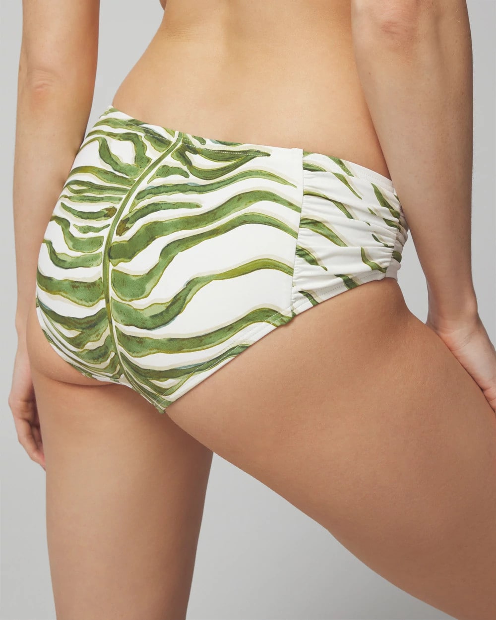 Soma / Ruched Bikini Bottoms INTO THE GROOVE COCONUT