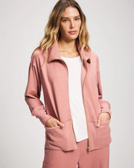 Soma / Essential Terry Jacket CINDER ROSE