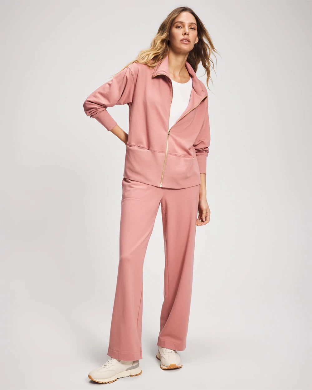 Soma / Essential Terry Jacket CINDER ROSE