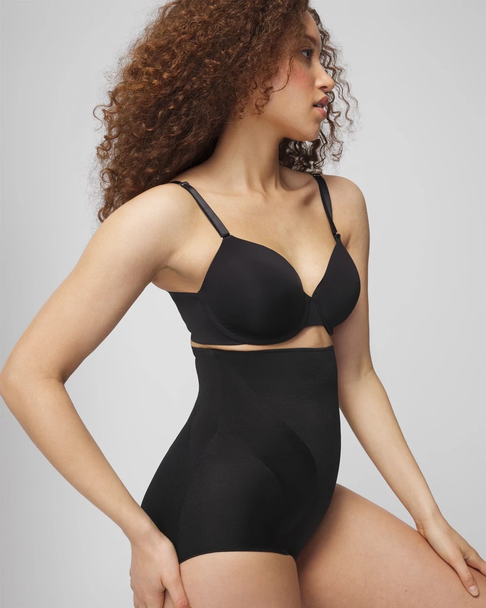 Soma / Mid-Level Shaping Vanishing Edge High-Waist Brief BLACK