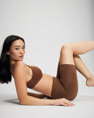 Soma / Mid Level Cooling High Waisted Short CINNAMON LATTE