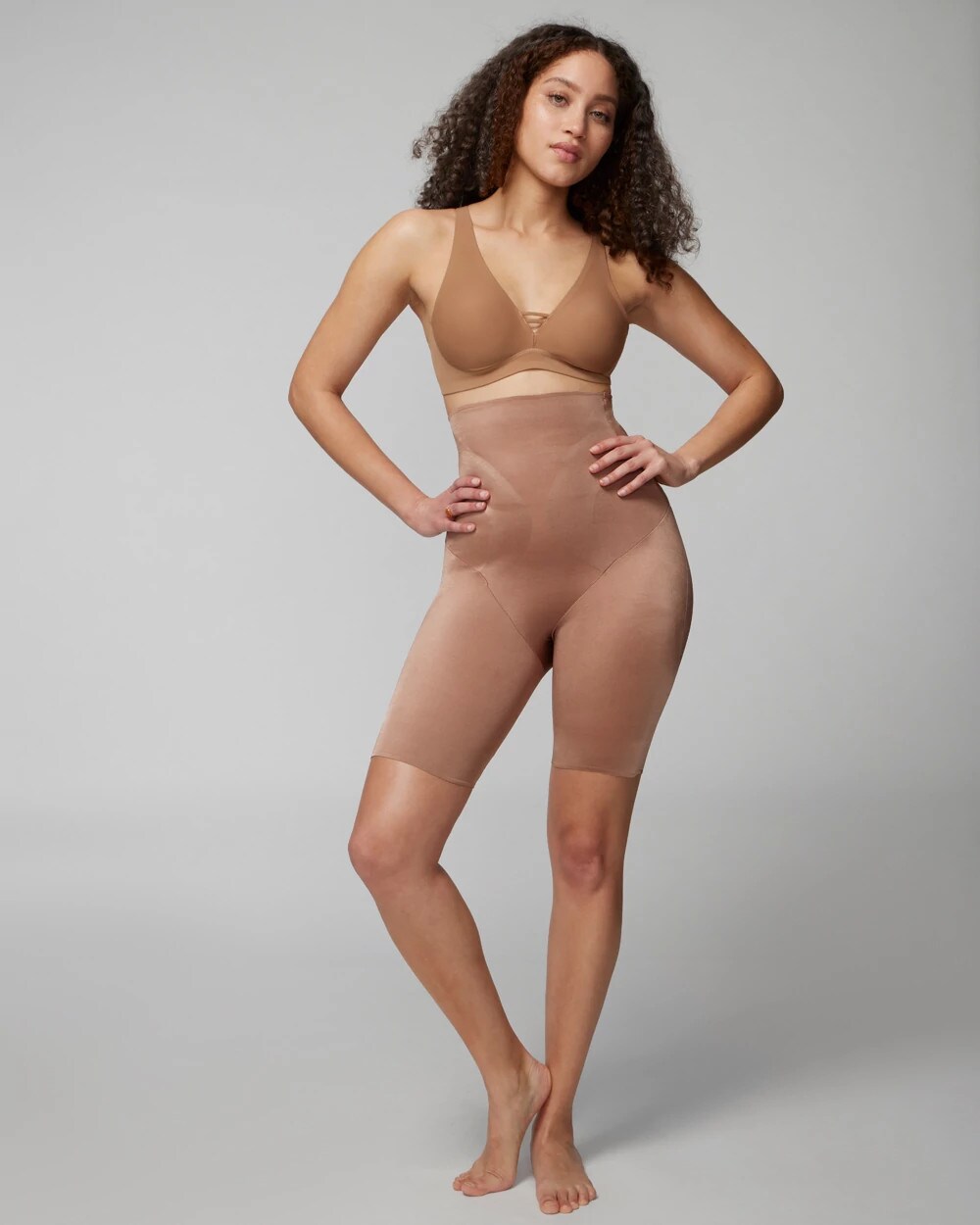 Soma / Mid-Level Shaping Vanishing Edge High-Waist Thigh Slimmer WARM SIENNA