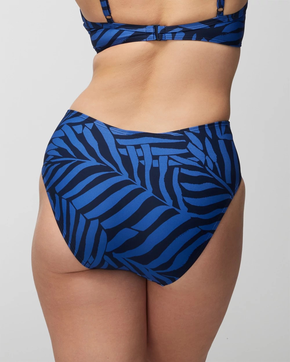 Soma / Twist-Front Bikini Bottom UNBELEAFABLE TRUE BLUE
