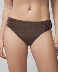 Soma / Ruched Bikini Bottoms DOLCE VIDA DARK NUDE