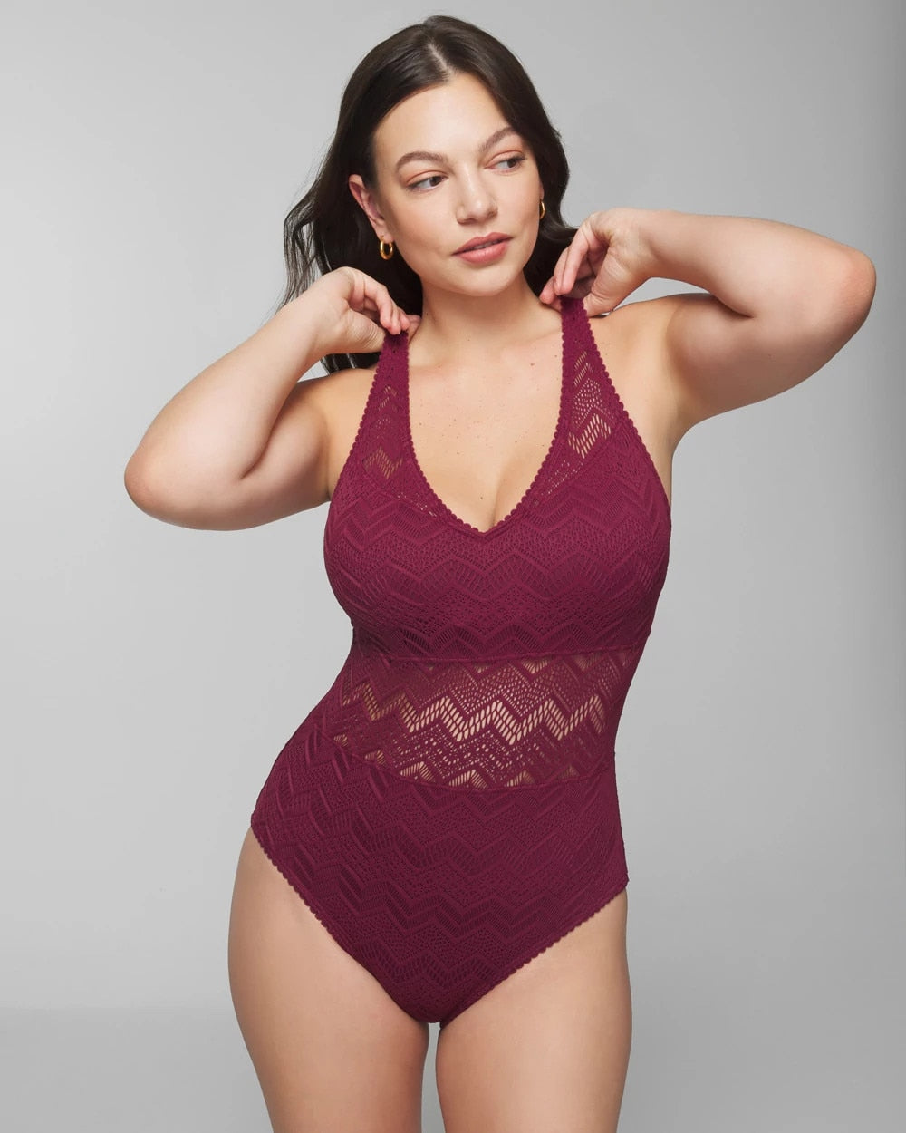 Soma / Crochet One-Piece Suit RUBY