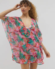 Soma / Everything Under the Sun Chiffon Caftan MULTI