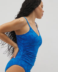 Soma / Beyond Control Textured Solids One-Piece ATLANTIC BLUE