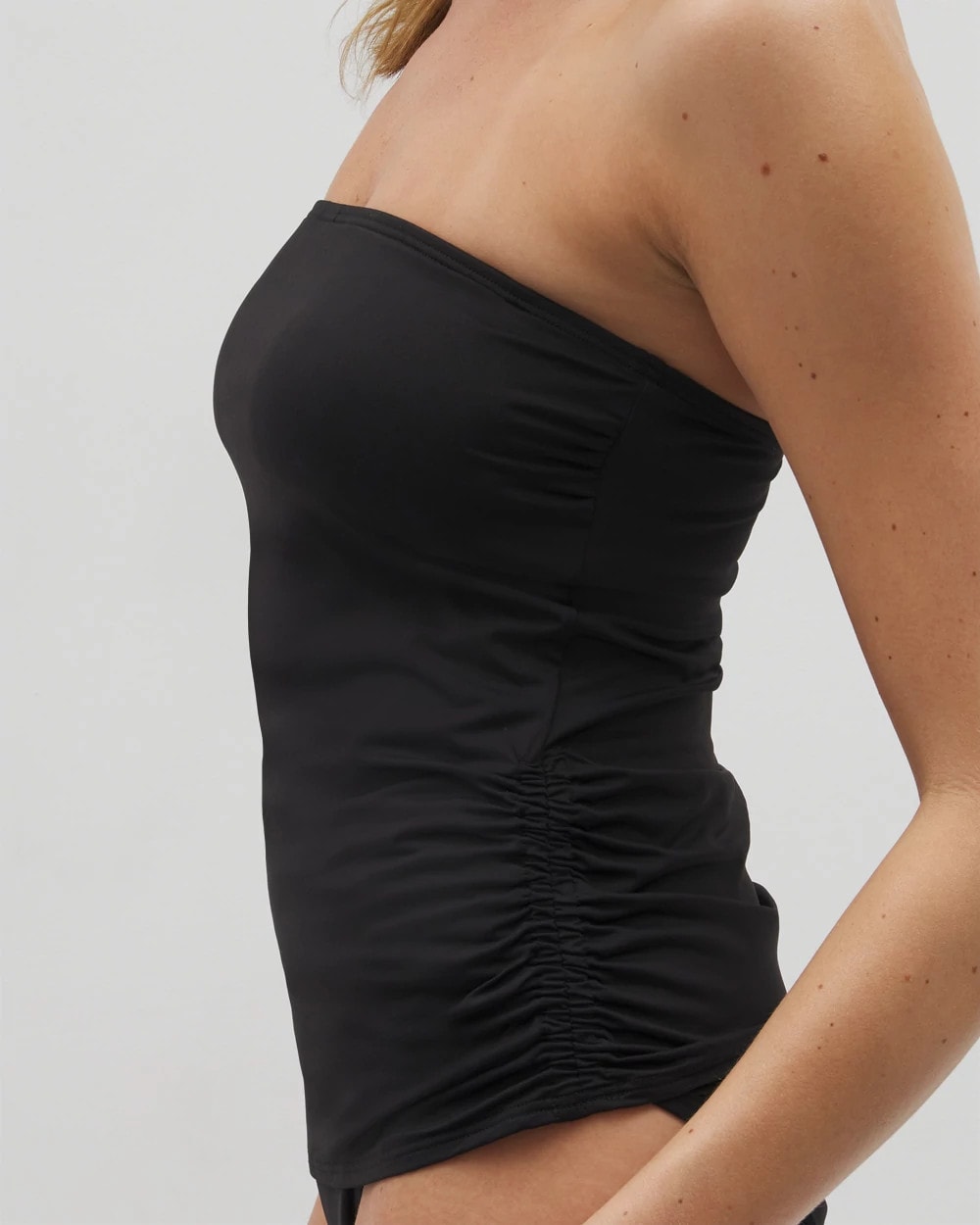 Soma / Bandeau Tankini Top BLACK