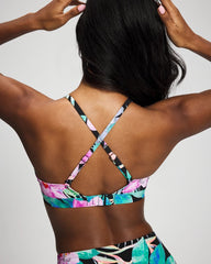 Soma / Enbliss Wireless Bikini LUSH TROPICAL BLACK
