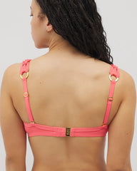 Soma / Bleu Rod Beattie La Cote D'azure Macrame Underwire Bikini BARDOT BLUSH