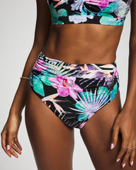 Soma / High-Waist Enbliss Bottom LUSH TROPICAL BLACK