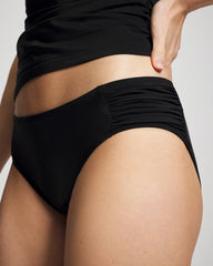 Soma / Enbliss Ruched Side Bikini Bottom BLACK