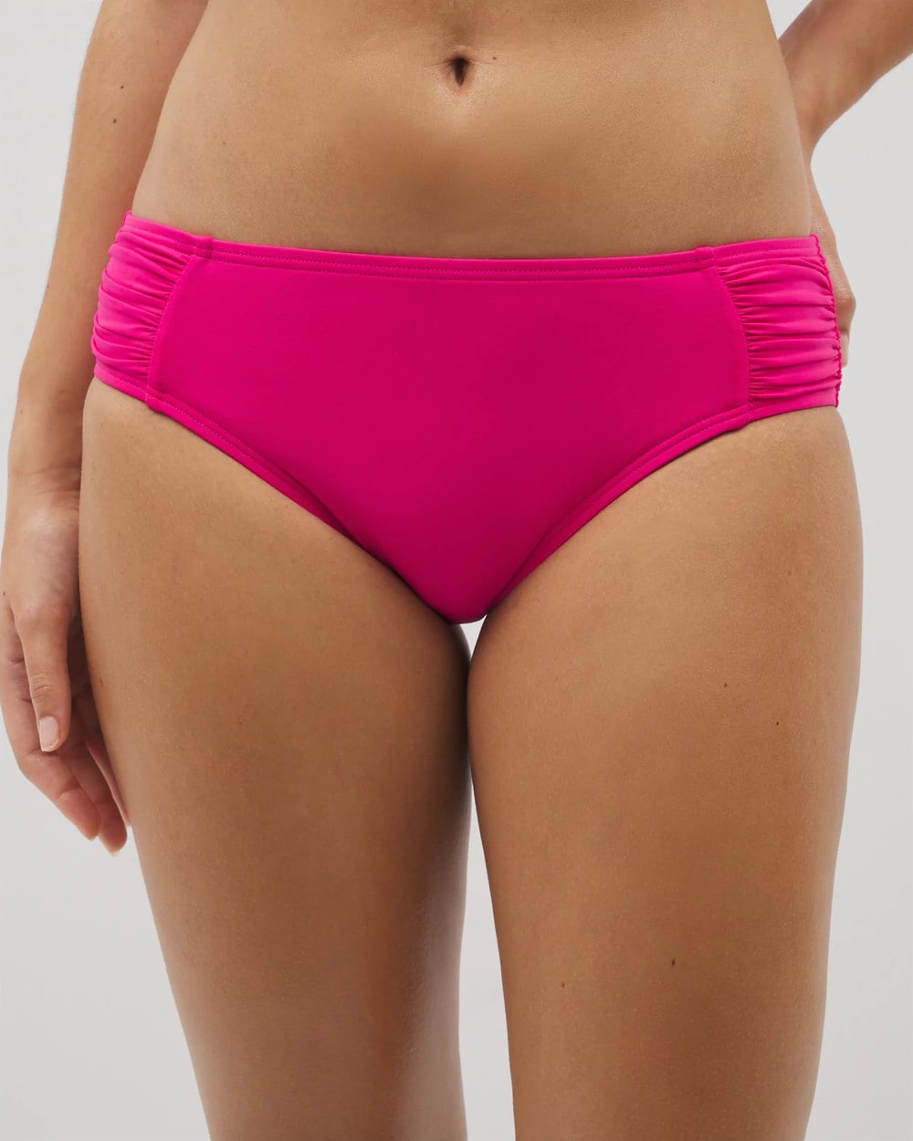 Soma / Ruched Bikini Bottoms CAMELLIA ROSE