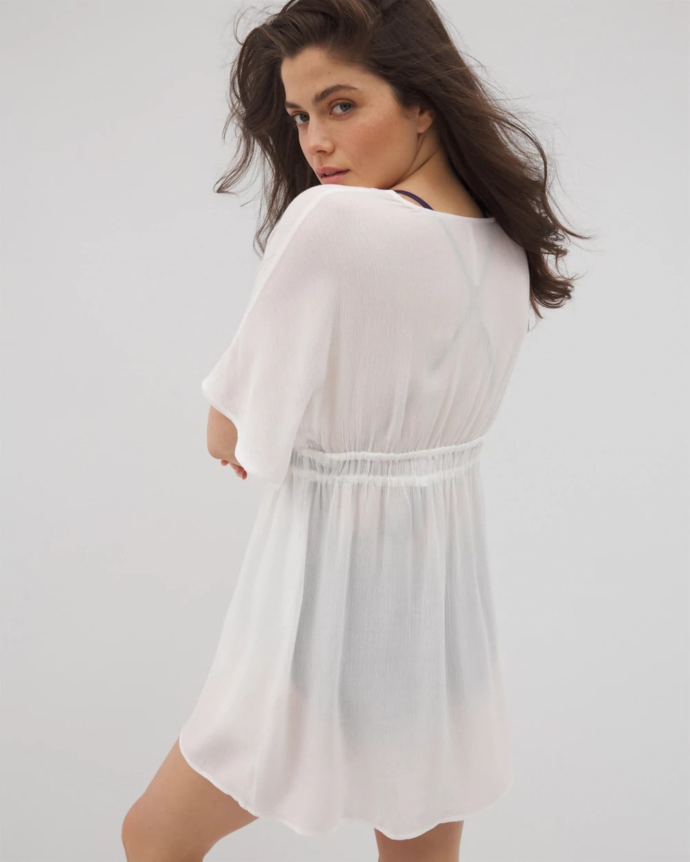 Soma / Rayon Crepe Cover Up COCONUT