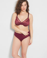 Soma / Unbelievable Lift Unlined Perfect Coverage Bra VELVET PLUM