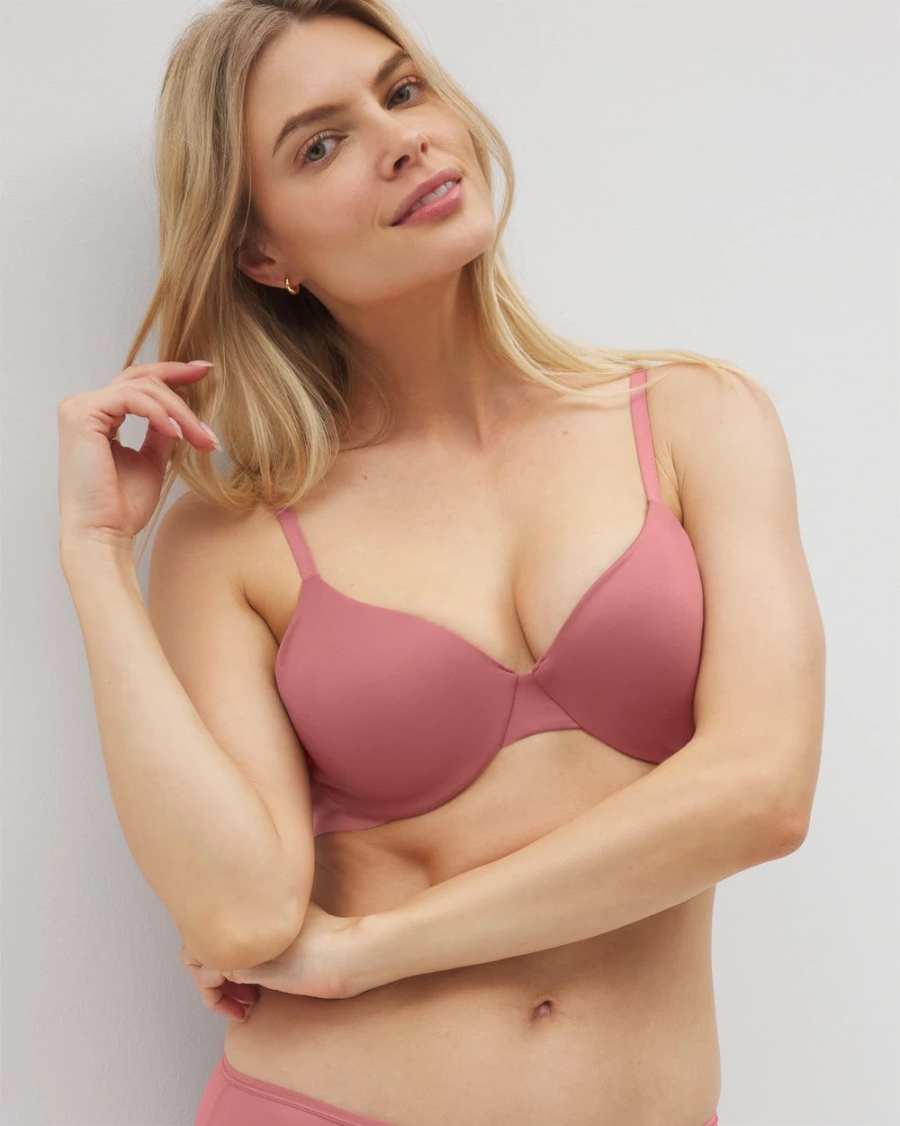 Soma / Unlined Perfect Coverage Bra CLAY ROSE
