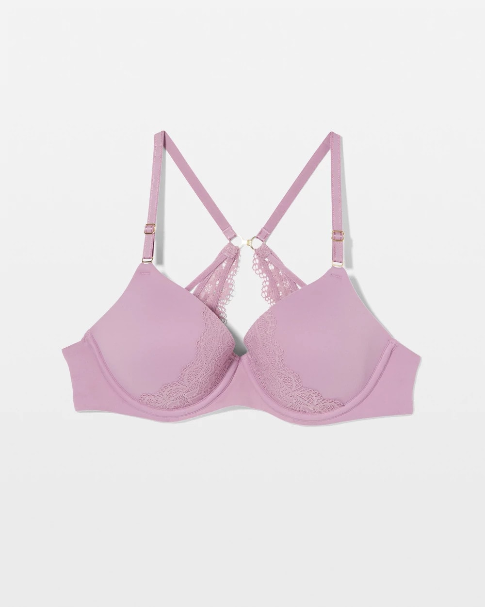 Soma / Perfect Coverage Convertible Bra with Lace back LILAC WINE