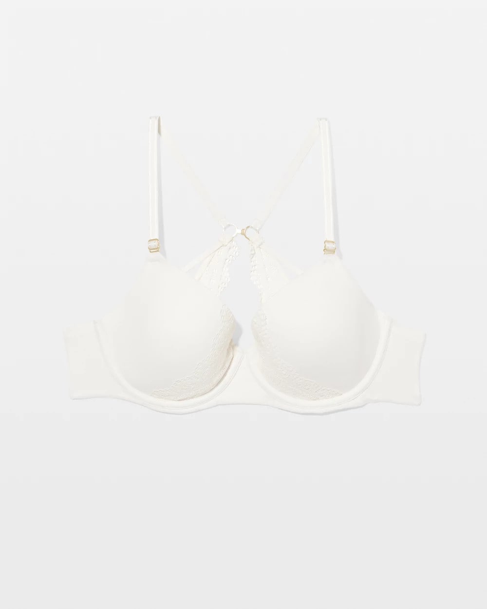 Soma / Perfect Coverage Convertible Bra with Lace back IVORY