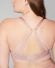 Soma / Perfect Coverage Convertible Bra with Lace back ADOBE ROSE