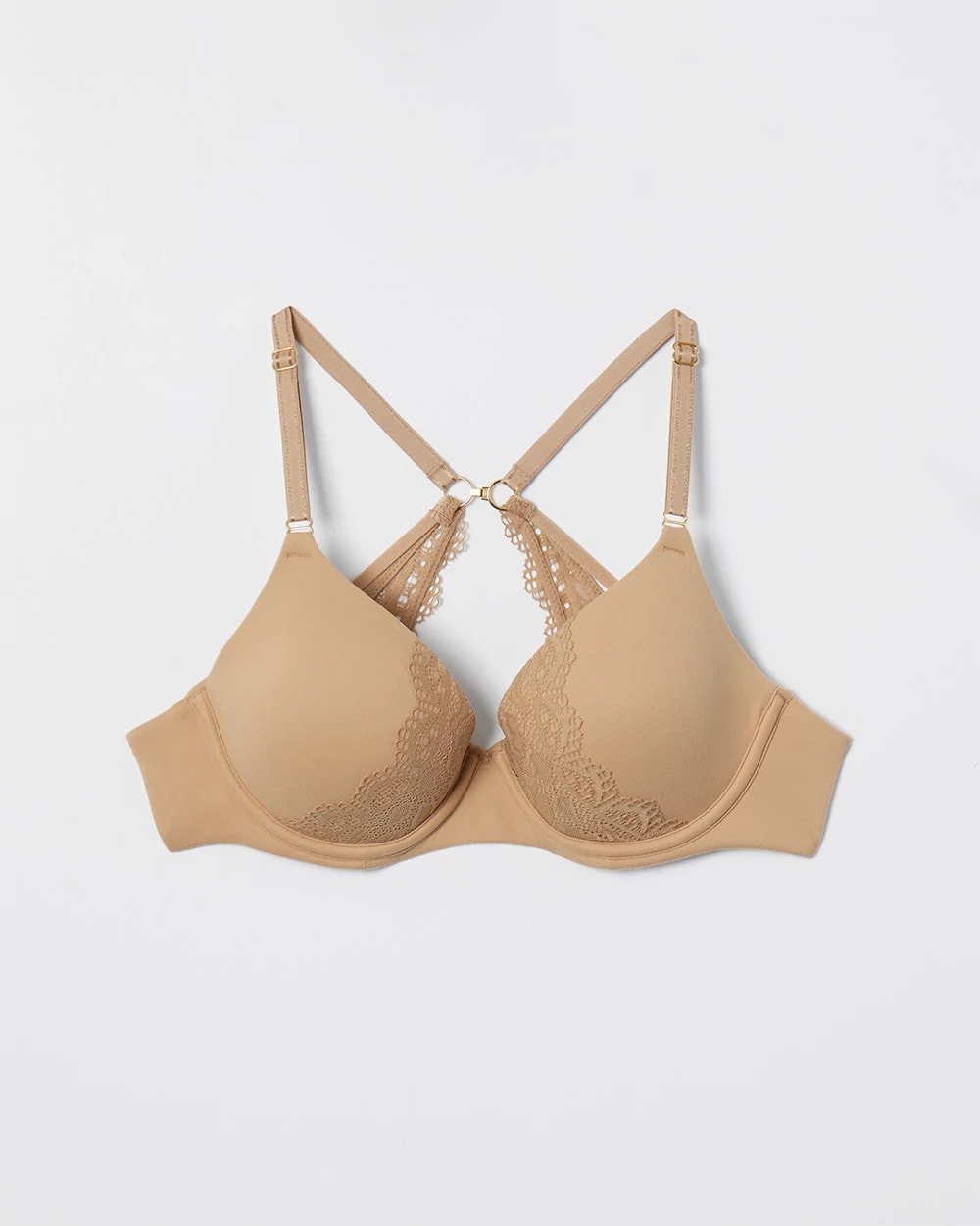 Soma / Perfect Coverage Convertible Bra with Lace back WARM AMBER